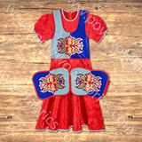 Girls 14-16 Fancy Shawl Outfit (Full Cut)