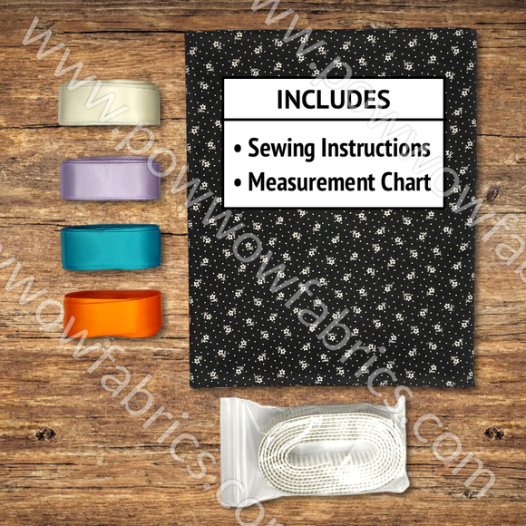 Girls Ribbon Skirt Kit #17