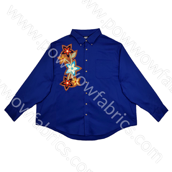 Mens 3XL Appliqued Shirt