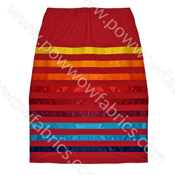 Womens Large Ribbon Skirt