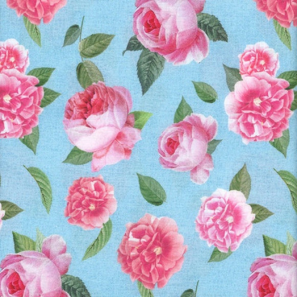 Light Blue #15 - Cotton Calico