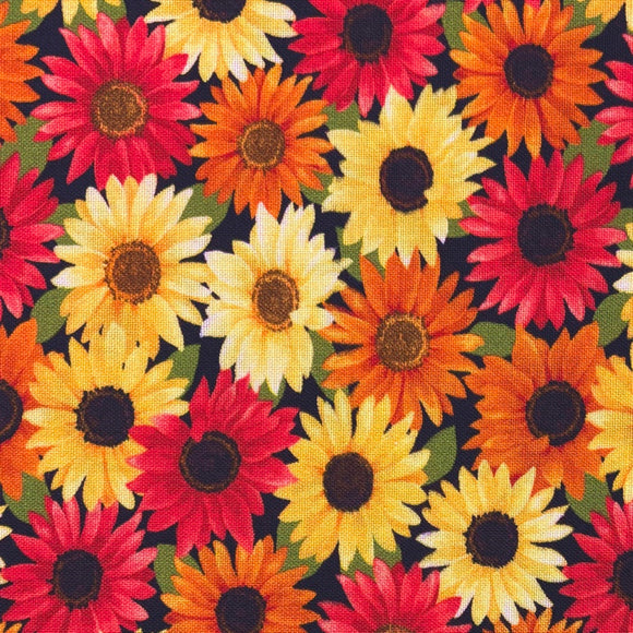 Orange #9 - Cotton Calico