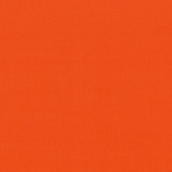 Orange - Cotton/Polyester Poplin