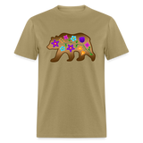Floral Bear PFD x Bizaanide'ewin Unisex Classic T-Shirt - khaki
