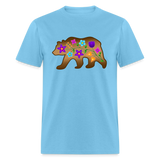 Floral Bear PFD x Bizaanide'ewin Unisex Classic T-Shirt - aquatic blue