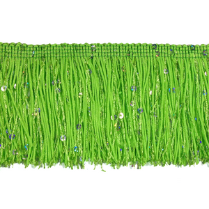 Neon Green - 3" Hologram Sequin Fringe