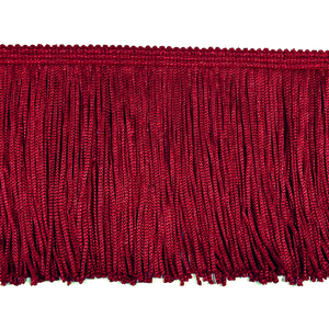 Burgundy - 4" Fringe
