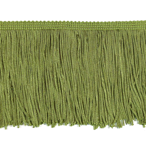 Olive Green - 4" Fringe