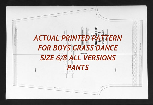 Dance Pattern Book Boys Grass Dance Outfit Pattern Book – Powwow Fabrics and Designs