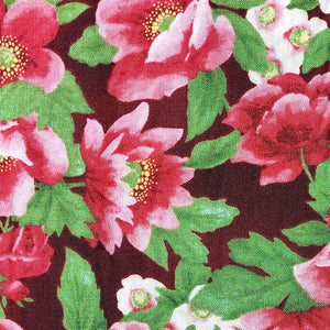 Burgundy #11 - Cotton Calico