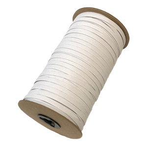 1/4" Elastic - White