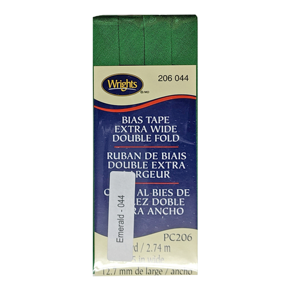 Emerald - Bias Tape Double Fold Extra Wide