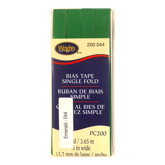 Emerald Green - Bias Tape Single Fold