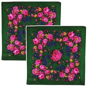 Emerald Green - Kokum Scarf Sets