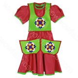 Girls 5-6 Fancy Shawl Outfit