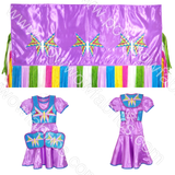 Girls 6-8 Fancy Shawl Outfit