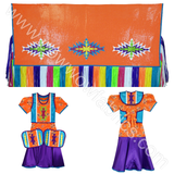 Girls 10-12 Fancy Shawl Outfit
