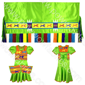 Girls 10-12 Fancy Shawl Outfit