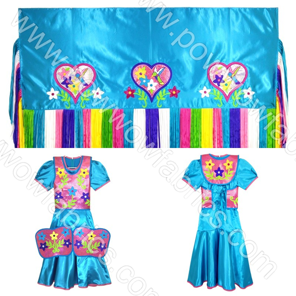 Girls 14-16 Fancy Shawl Outfit