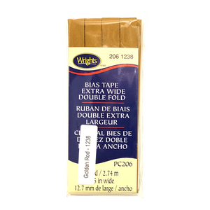 Golden Rod - Bias Tape Double Fold Extra Wide