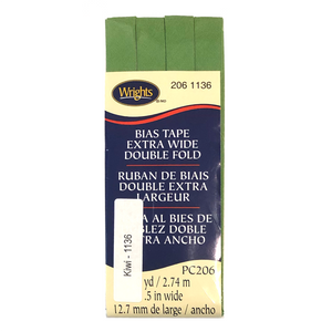 Kiwi - Bias Tape Double Fold Extra Wide