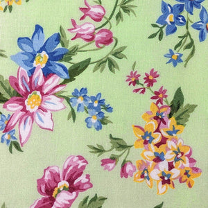 Light Green #3 - Cotton Calico