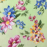 Light Green #3 - Cotton Calico