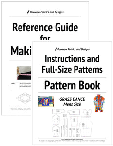 BUNDLE: Mens Grass Dance Outfit Pattern Book + Reference Guide for Making Regalia