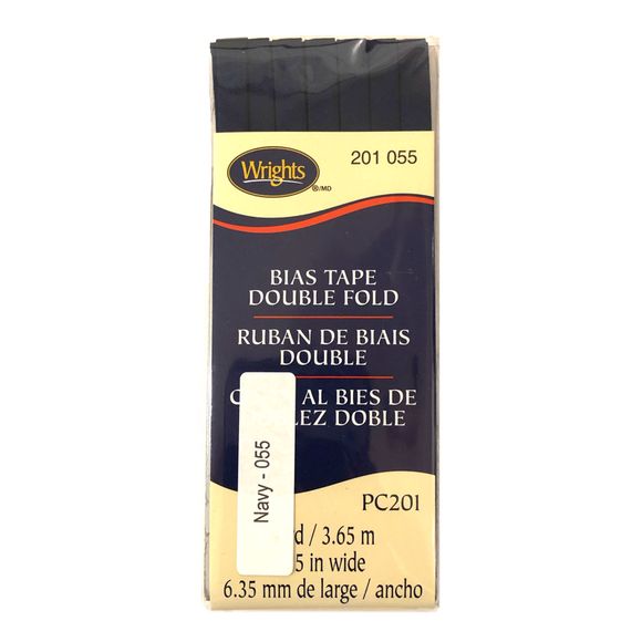 Navy - Bias Tape Double Fold