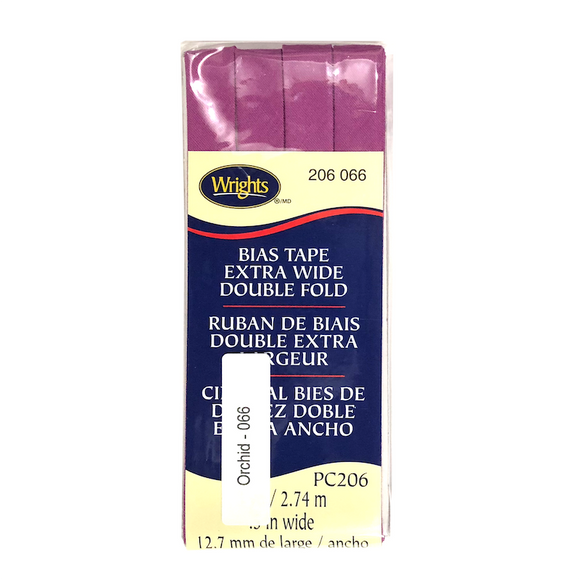 Radiant Orchid - Bias Tape Double Fold Extra Wide