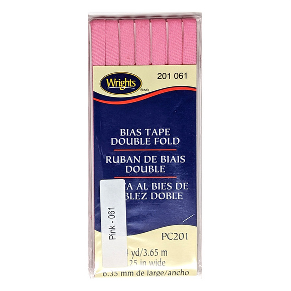 Pink - Bias Tape Double Fold