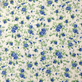 Royal Blue #4 - Cotton Calico