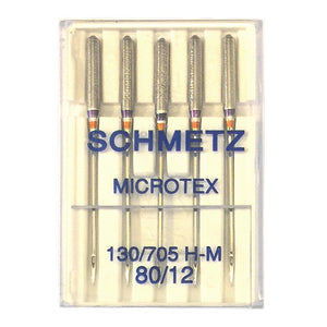 Microtex Sharp Sewing Machine Needles 80/12