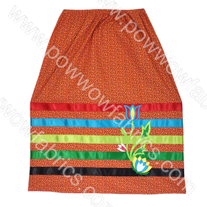 Womens Small Appliqued Ribbon Skirt