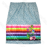 Womens Extra Extra Large Appliqued Ribbon Skirt