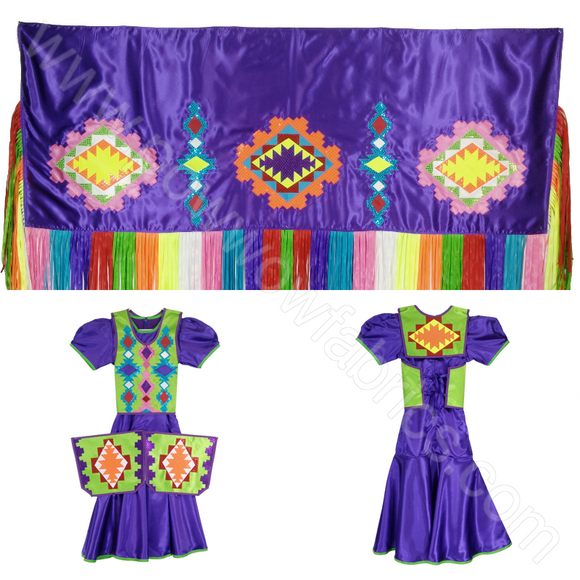 Womens 8-10 Fancy Shawl Outfit