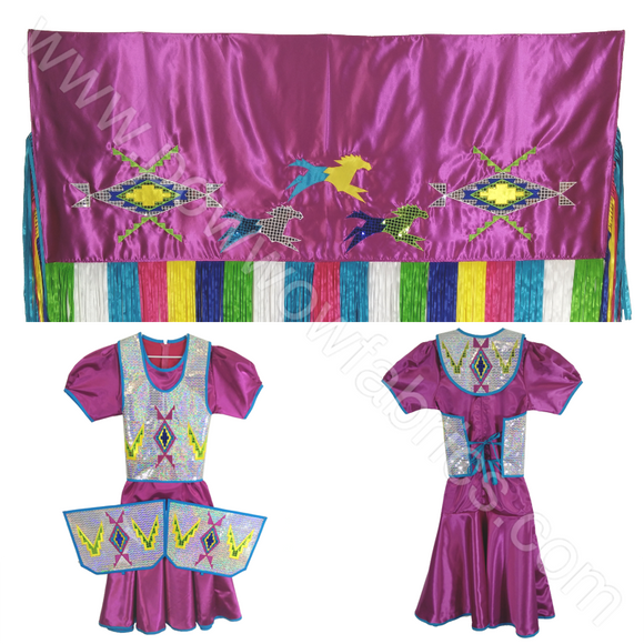 Womens 14-16 Fancy Shawl Outfit