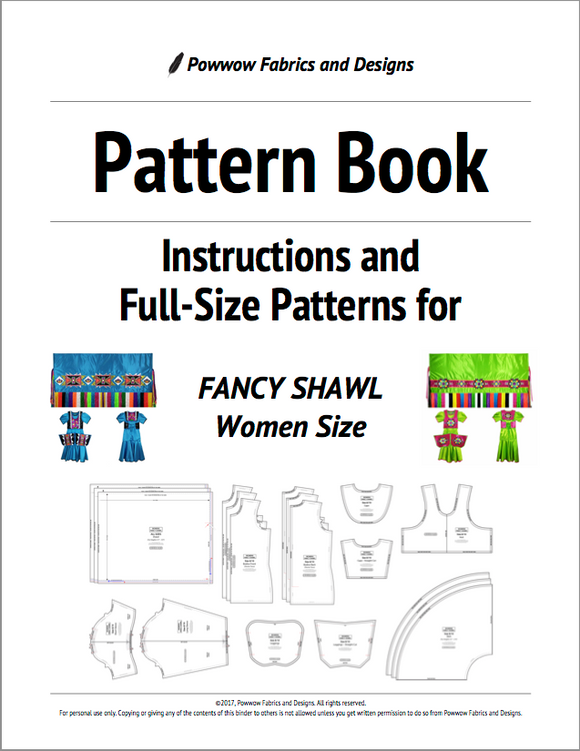 Womens Fancy Shawl Outfit Pattern Book