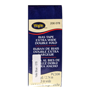 Yale Blue - Bias Tape Double Fold Extra Wide