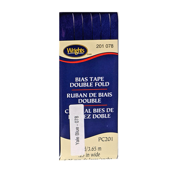 Yale Blue - Bias Tape Double Fold