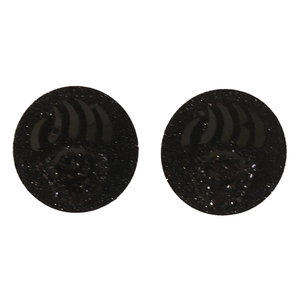 Black Bear Paw Swirl Round - Gems