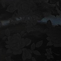 Black - Floral Satin