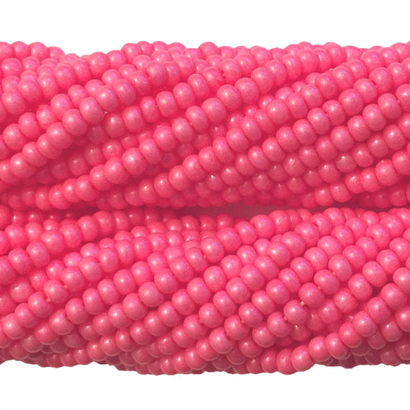 Bubble Gum Pink Opaque - Size 10 Seed Beads