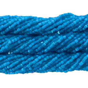 Dark Turquoise Blue Satin
