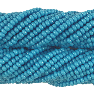 Dark Turquoise Blue Opaque - Size 10 Seed Beads