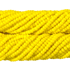 Dark Yellow Opaque - Size 10 Seed Beads