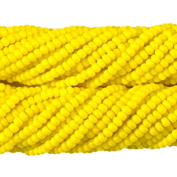 Dark Yellow Opaque - Size 10 Seed Beads