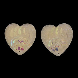 Frost Bear In Paw Heart - Gems