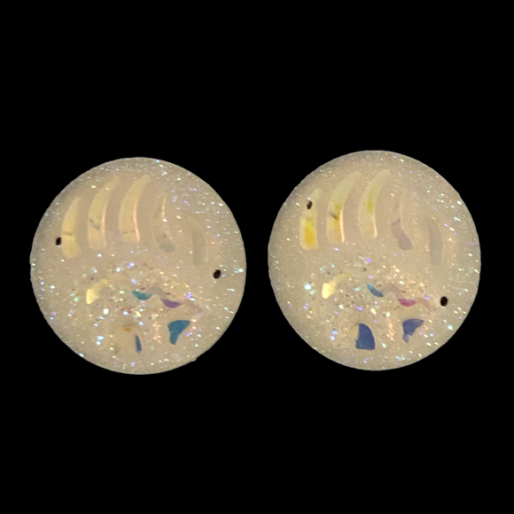 Frost Bear In Paw Round - Gems