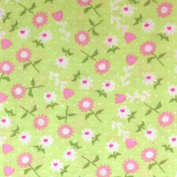 Light Green #1 - Cotton Calico